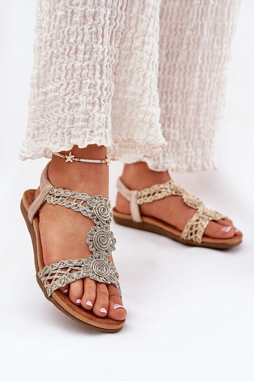 Ukrainian Vibe 5.5 Lirellin Lace Braid Flat Sandals Lirellin Lace Braid Flat Sandals