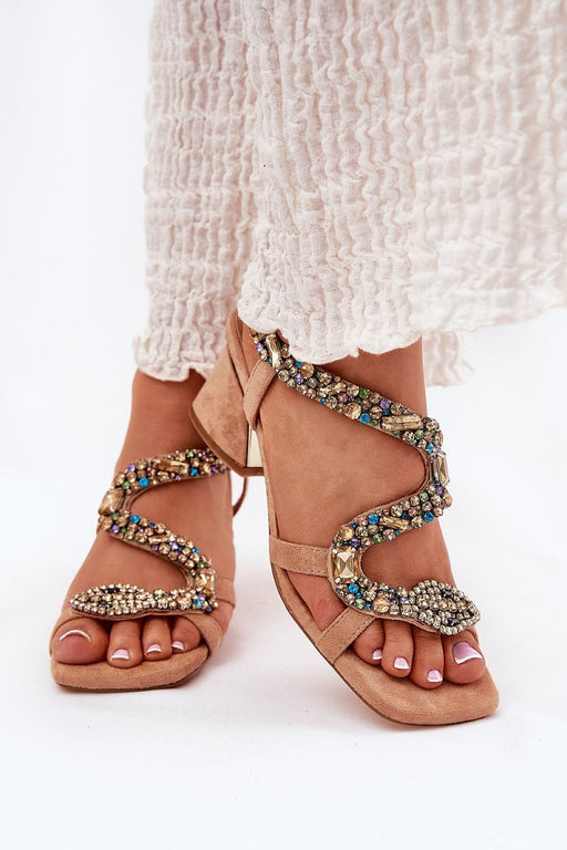 Ukrainian Vibe 5.5 Orlanza Mirrored Serpent Heel Sandals Orlanza Mirrored Serpent Heel Sandals