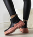Ukrainian Vibe 5.5 Ravela Black Boots with Pink Platform Ravela Black Boots with Pink Platform