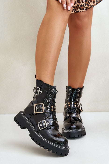 Ukrainian Vibe 5.5 Tirelle Buckled Platform Ankle Boots Tirelle Buckled Platform Ankle Boots