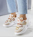Ukrainian Vibe 5.5 Yllendra Mixed Texture Platform Sneakers Yllendra Mixed Texture Platform Sneakers