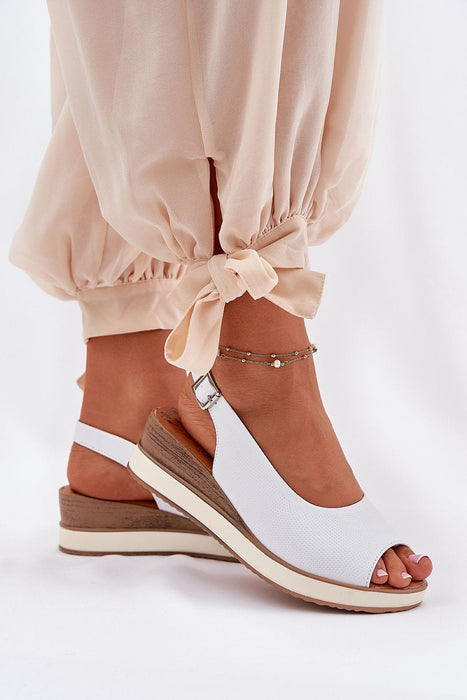 Ukrainian Vibe Alvarenne Classic Buckled Wedge Sandals Alvarenne Classic Buckled Wedge Sandals