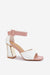 Ukrainian Vibe Ariselma Elegant Column Heel Sandals Ariselma Elegant Column Heel Sandals