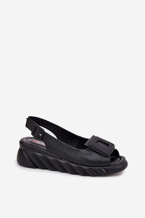 Ukrainian Vibe Avenlisse Buckled Accent Wedge Sandals Avenlisse Buckled Accent Wedge Sandals