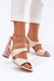 Ukrainian Vibe Beige / 5.5 Aurelisse Column Heel Occasion Sandals Aurelisse Column Heel Occasion Sandals
