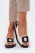 Ukrainian Vibe Beige / 5.5 Avenlisse Buckled Accent Wedge Sandals Avenlisse Buckled Accent Wedge Sandals