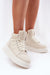 Ukrainian Vibe Beige / 5.5 Cavora Platform High-Top Sneakers Cavora Platform High-Top Sneakers