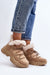 Ukrainian Vibe Beige / 5.5 Velora Faux Fur-Lined Winter Sneakers Velora Faux Fur-Lined Winter Sneakers