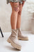 Ukrainian Vibe Beige / 5.5 Venire Leather Platform Pull-On Boots Venire Leather Platform Pull-On Boots