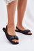 Ukrainian Vibe Black / 5.5 Anselora Barefoot Shine Sandals Anselora Barefoot Shine Sandals