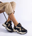 Ukrainian Vibe Black / 5.5 Avessia Elevated Suede Accent Sneakers Avessia Elevated Suede Accent Sneakers