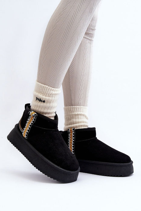 Ukrainian Vibe Black / 5.5 Azmira Aztec Platform Snow Boots Azmira Aztec Platform Snow Boots