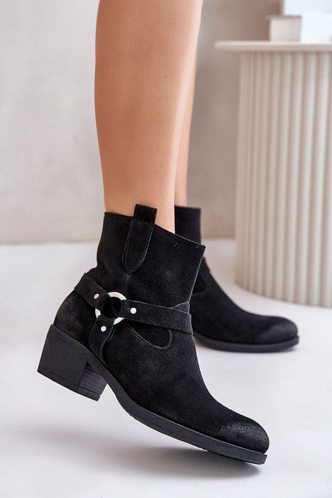 Ukrainian Vibe Black / 5.5 Eranise Suede Cold-Weather Boots Eranise Suede Cold-Weather Boots