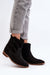 Ukrainian Vibe Black / 5.5 Meredia Suede Slip-On Flat Boots Meredia Suede Slip-On Flat Boots