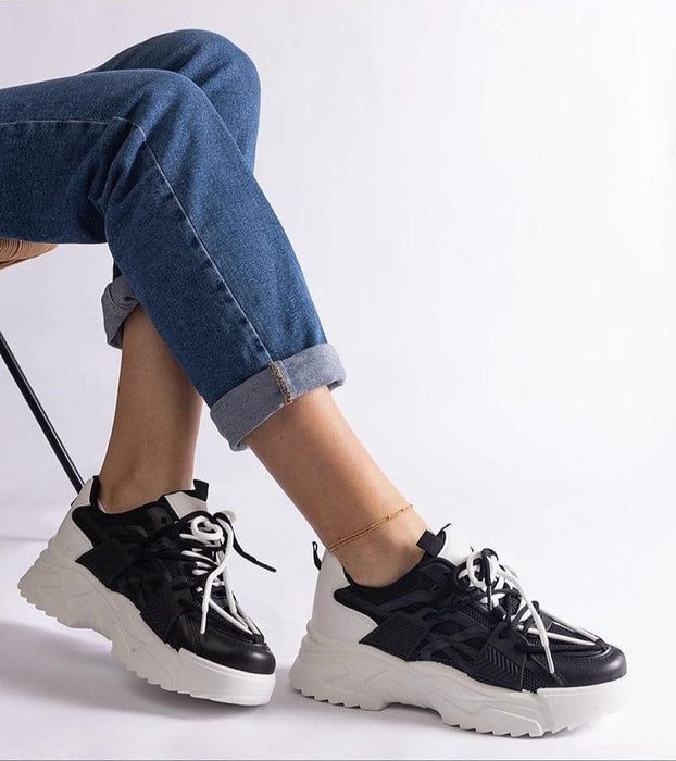 Ukrainian Vibe Black / 5.5 Orlira Sage-Toned Urban Sneakers Orlira Sage-Toned Urban Sneakers