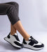 Ukrainian Vibe Black / 5.5 Veressa Minimal Platform Sneakers Veressa Minimal Platform Sneakers