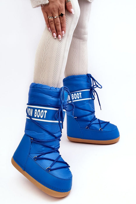 Ukrainian Vibe Blue / 5 Astrella High Platform Snow Boots Astrella High Platform Snow Boots