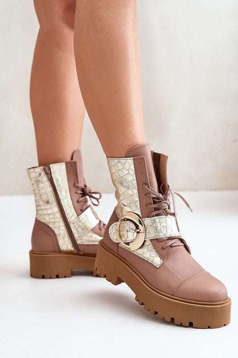 Ukrainian Vibe Bravora Leather Buckled Platform Boots Bravora Leather Buckled Platform Boots