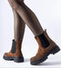 Ukrainian Vibe Brivola Brown Suede Ankle Boots with Zircons Brivola Brown Suede Ankle Boots with Zircons
