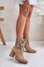 Ukrainian Vibe Brown / 5.5 Lunavera Cutshade Suede Heel Boots Lunavera Cutshade Suede Heel Boots