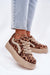 Ukrainian Vibe Brown / 5.5 Ravelin Suede Platform Sneakers Ravelin Suede Platform Sneakers