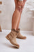 Ukrainian Vibe Brown / 5.5 Valdera Suede Ankle Boots with Cutout Detail Valdera Suede Ankle Boots with Cutout Detail