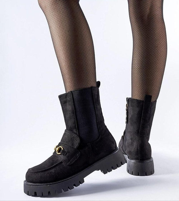 Ukrainian Vibe Caelora insulated ankle boots with buckle Caelora insulated ankle boots with buckle