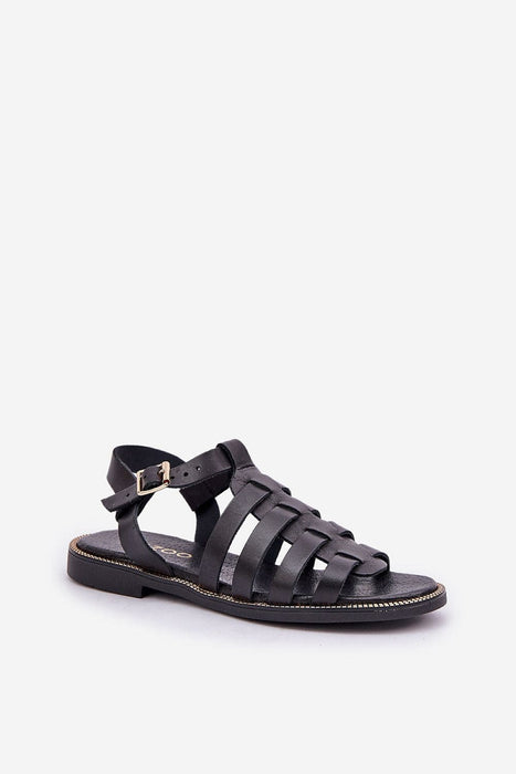 Ukrainian Vibe Celira Flat Leather Sandals Celira Flat Leather Sandals