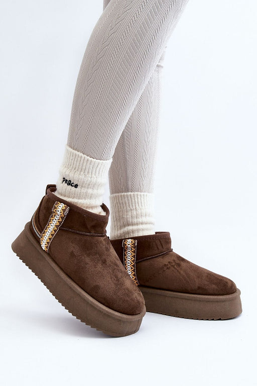 Ukrainian Vibe Dark Brown / 5.5 Azmira Aztec Platform Snow Boots Azmira Aztec Platform Snow Boots