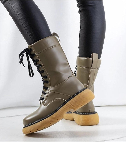 Ukrainian Vibe Draxira lace-up combat boots Draxira lace-up combat boots