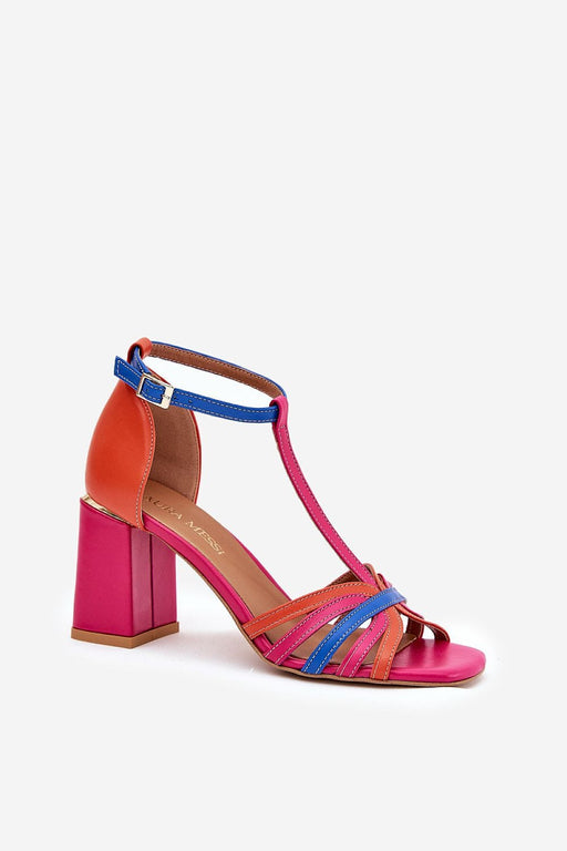 Ukrainian Vibe Elanira Leather Sandals with Block Heel Elanira Leather Sandals with Block Heel