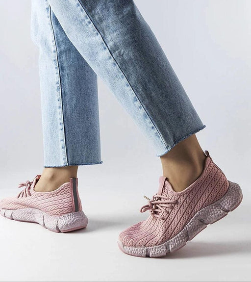 Ukrainian Vibe Elmera Pink Lightweight Sport Sneakers Elmera Pink Lightweight Sport Sneakers