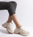 Ukrainian Vibe Elphira White Chunky Sole Sneakers Elphira White Chunky Sole Sneakers