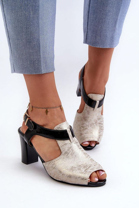 Ukrainian Vibe Esmira Post Heel Strap Sandals Esmira Post Heel Strap Sandals