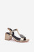 Ukrainian Vibe Evelenne Leather Sandals with Sculpted Heel Evelenne Leather Sandals with Sculpted Heel