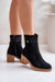 Ukrainian Vibe Evirenna Suede-Stitched Heel Boots Evirenna Suede-Stitched Heel Boots