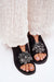 Ukrainian Vibe Fiorenna Flat Suede Flower Sandals Fiorenna Flat Suede Flower Sandals
