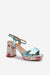 Ukrainian Vibe Florvella Patterned Block Heel Sandals Florvella Patterned Block Heel Sandals