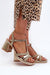 Ukrainian Vibe Gold / 5.5 Alverina Block Heel Sandals Alverina Block Heel Sandals