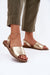 Ukrainian Vibe Gold / 5.5 Solderra Back-Strap Detail Sandals Solderra Back-Strap Detail Sandals