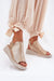 Ukrainian Vibe Gold / 5.5 Zirellan Side-Zip Wedge Sandals Zirellan Side-Zip Wedge Sandals