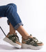 Ukrainian Vibe Green / 5.5 Orlira Sage-Toned Urban Sneakers Orlira Sage-Toned Urban Sneakers