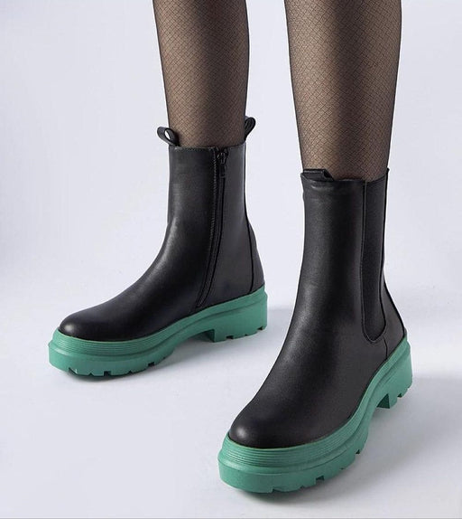 Ukrainian Vibe Green / 5.5 Vereliane Ankle Boots Vereliane Ankle Boots