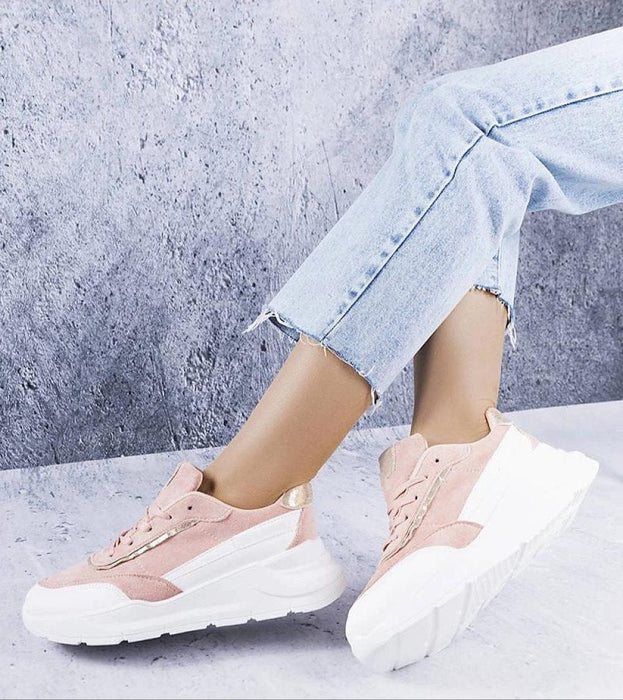 Ukrainian Vibe Ismerra Suede Platform Lace Sneakers Ismerra Suede Platform Lace Sneakers