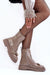 Ukrainian Vibe Jevira Gold-Trim Platform Boots Jevira Gold-Trim Platform Boots