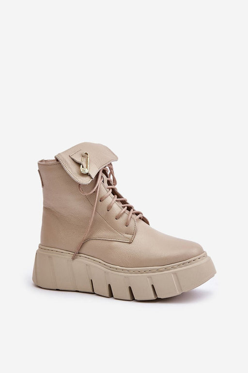 Ukrainian Vibe Kaelith Leather Platform Boots Kaelith Leather Platform Boots