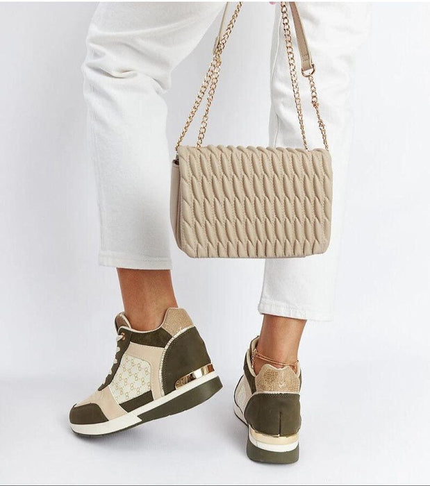 Ukrainian Vibe Lazetta Black Wedge Sneakers Lazetta Black Wedge Sneakers