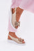 Ukrainian Vibe Melvaria Bow Accent Wedge Sandals Melvaria Bow Accent Wedge Sandals