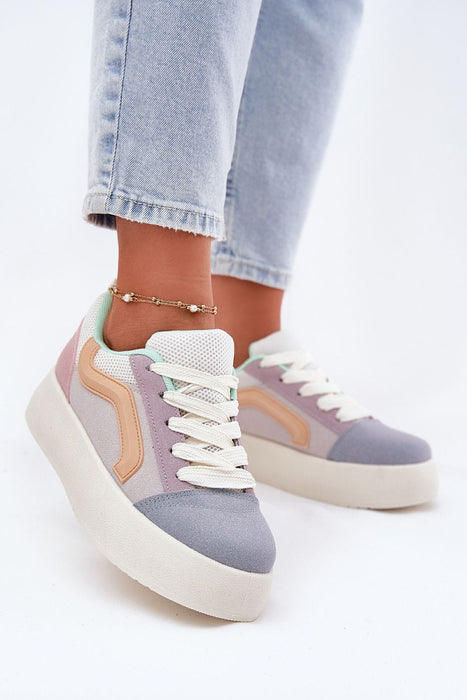 Ukrainian Vibe Multicolor / 5.5 Ravelin Suede Platform Sneakers Ravelin Suede Platform Sneakers