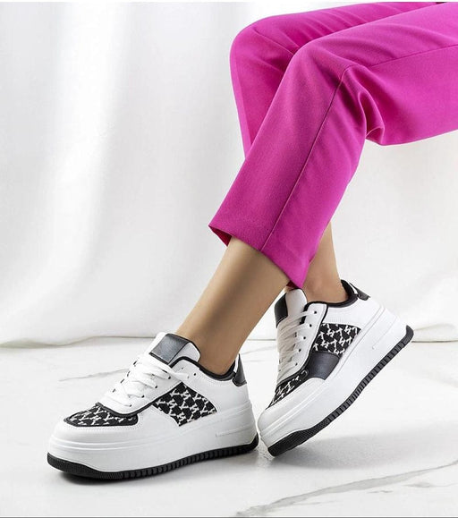 Ukrainian Vibe Myrelith Lifted Sole Lace Sneakers Myrelith Lifted Sole Lace Sneakers